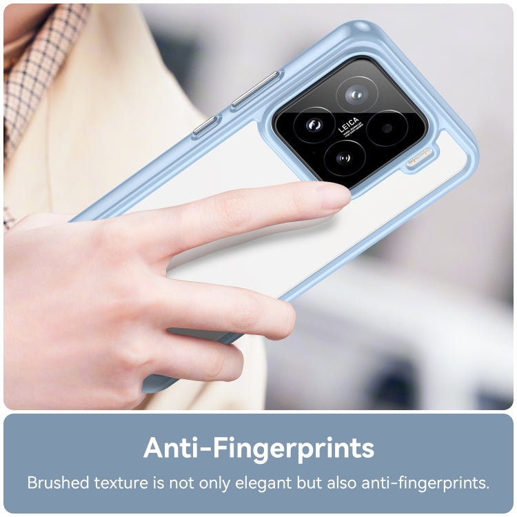For Xiaomi 15 Colorful Series Acrylic Hybrid TPU Phone Case