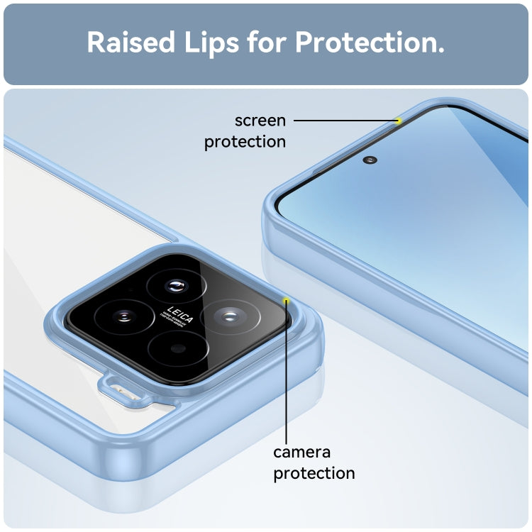 For Xiaomi 15 Colorful Series Acrylic Hybrid TPU Phone Case