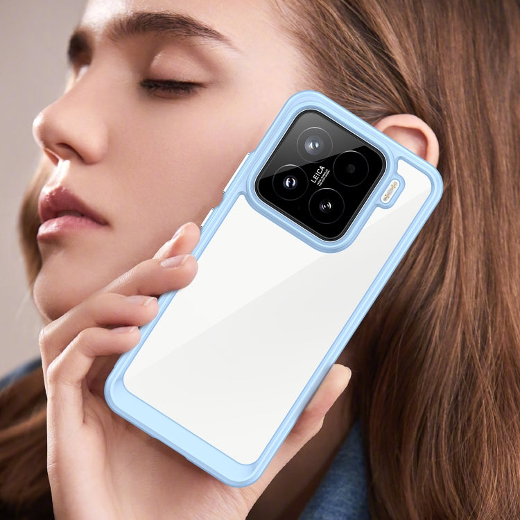 For Xiaomi 15 Colorful Series Acrylic Hybrid TPU Phone Case