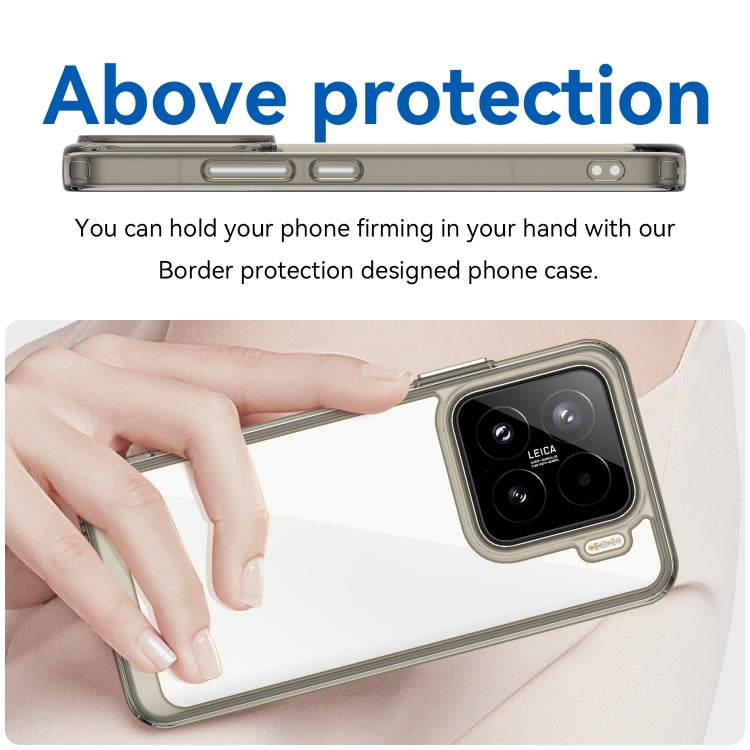 For Xiaomi 15 Colorful Series Acrylic Hybrid TPU Phone Case