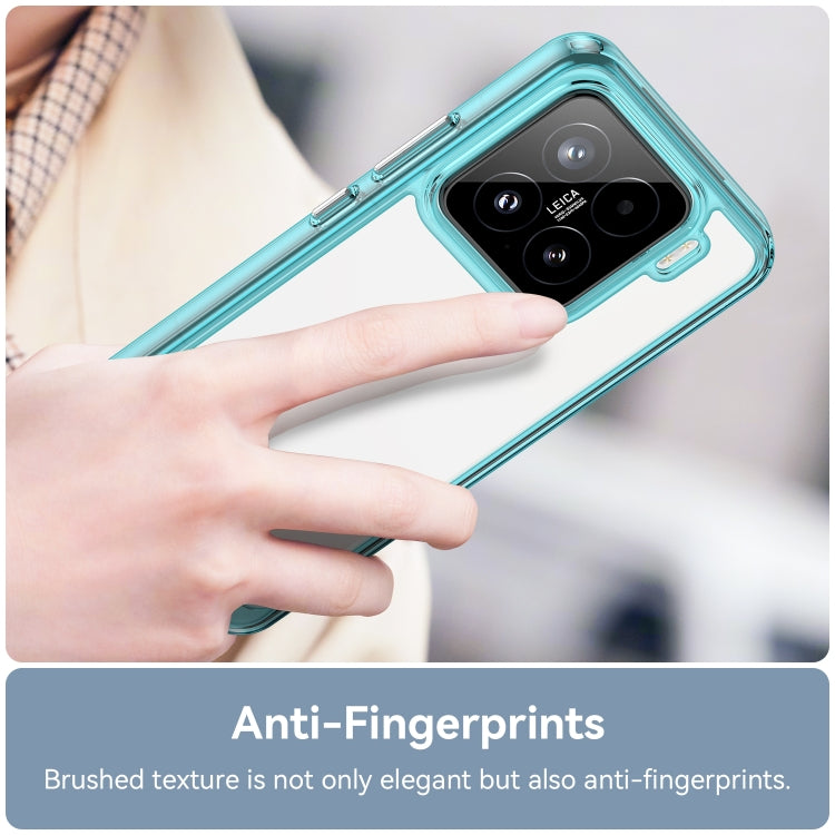 For Xiaomi 15 Colorful Series Acrylic Hybrid TPU Phone Case