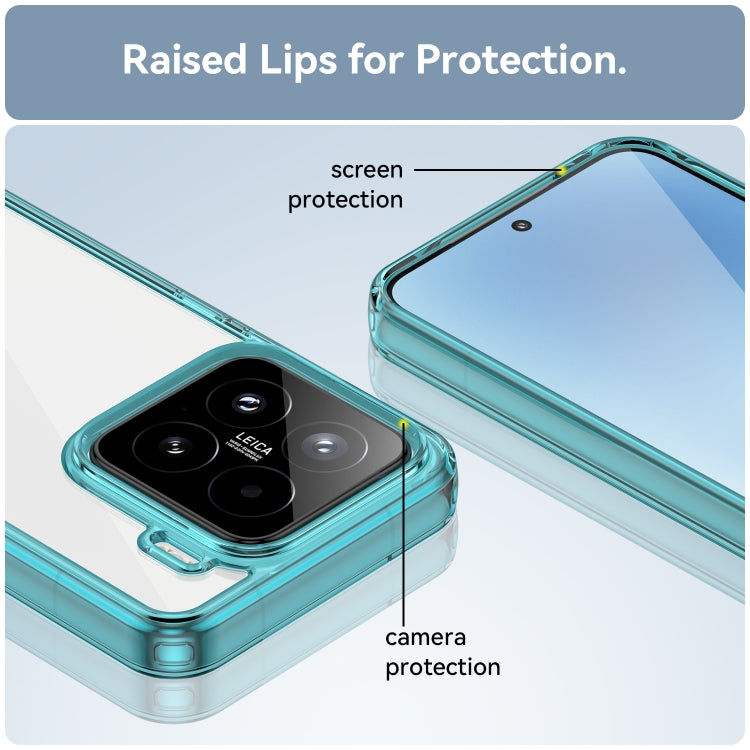 For Xiaomi 15 Colorful Series Acrylic Hybrid TPU Phone Case