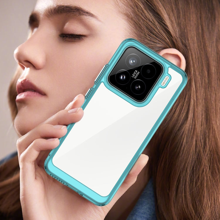 For Xiaomi 15 Colorful Series Acrylic Hybrid TPU Phone Case