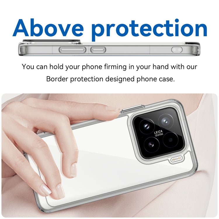 For Xiaomi 15 Colorful Series Acrylic Hybrid TPU Phone Case