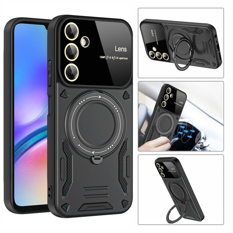 For Samsung Galaxy A05s Large Window MagSafe Holder Phone Case