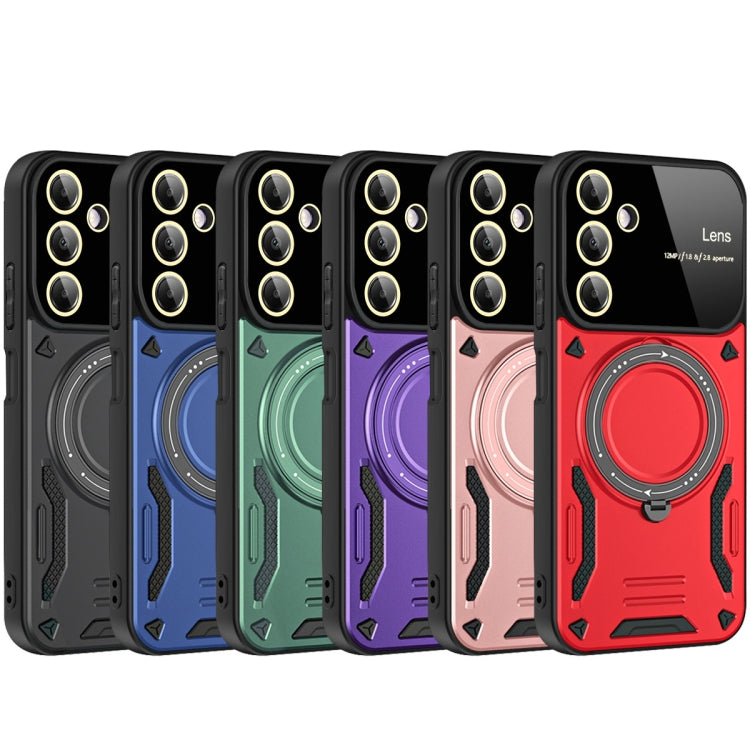 For Samsung Galaxy A05s Large Window MagSafe Holder Phone Case