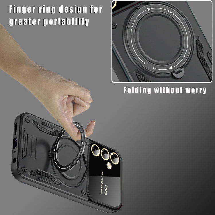For Samsung Galaxy A05s Large Window MagSafe Holder Phone Case