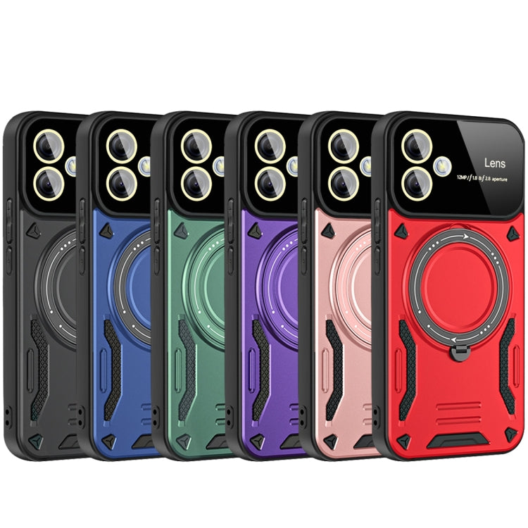 For Samsung Galaxy A04e / F04 / M04 Large Window MagSafe Holder Phone Case
