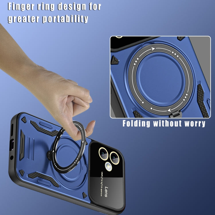 For Samsung Galaxy A04e / F04 / M04 Large Window MagSafe Holder Phone Case
