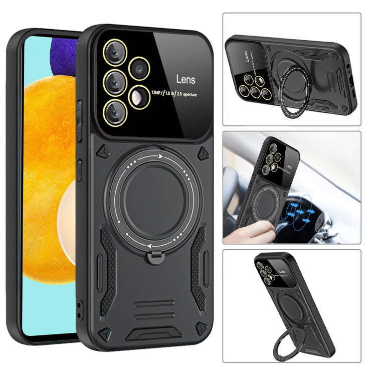 For Samsung Galaxy A32 4G Large Window MagSafe Holder Phone Case
