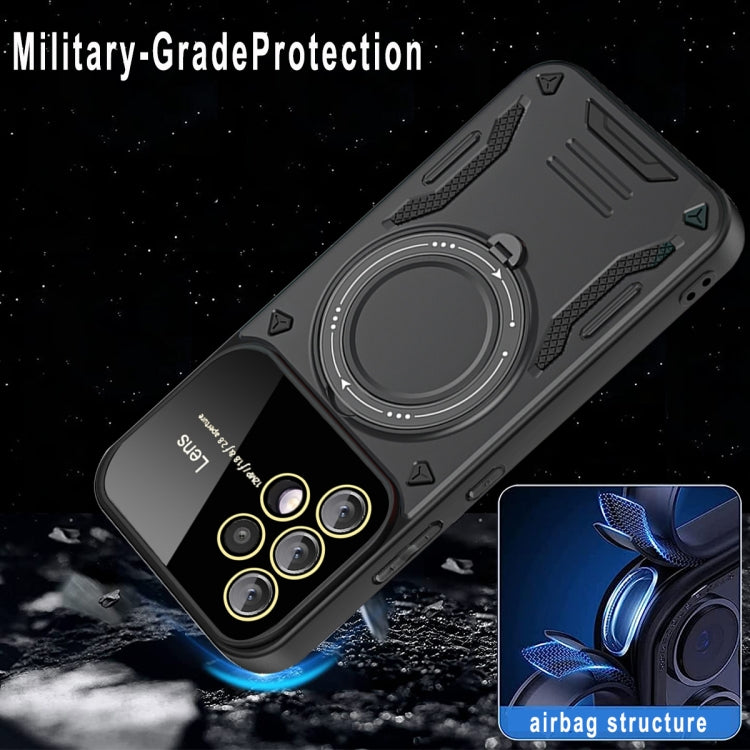 For Samsung Galaxy A32 4G Large Window MagSafe Holder Phone Case
