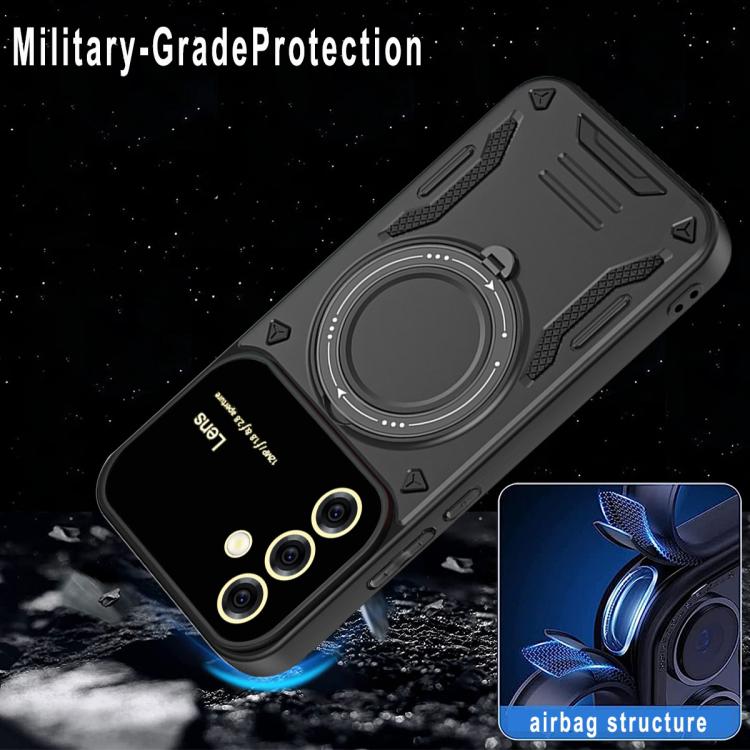 For Samsung Galaxy A56 / A36 5G Large Window MagSafe Holder Phone Case