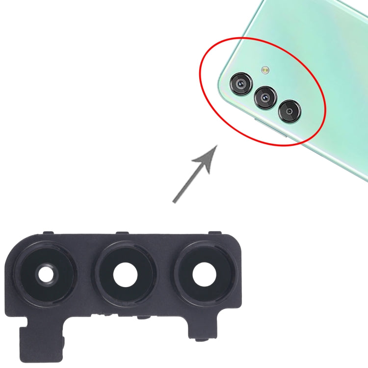 For Samsung Galaxy F15 SM-E156B 10pcs Rear Camera Lens Cover - Black