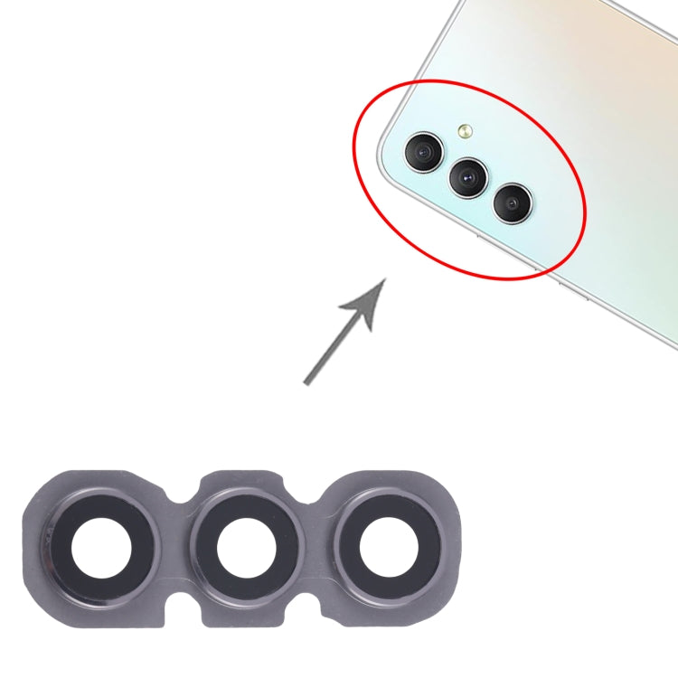 For Samsung Galaxy A34 SM-A346B 10pcs Rear Camera Lens Cover - Black