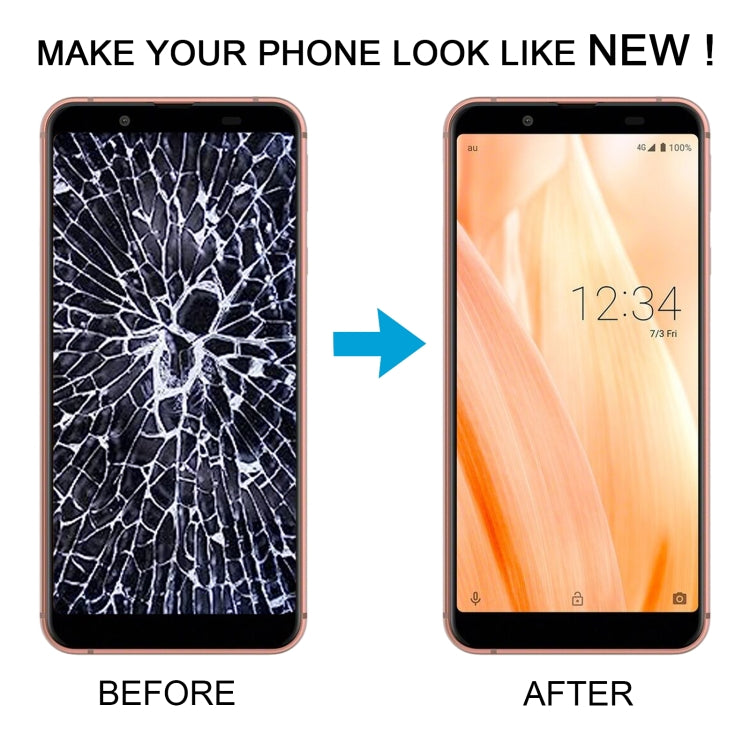 For Sharp Aquos Sense3 Lite Original LCD Screen With Digitizer Full Assembly