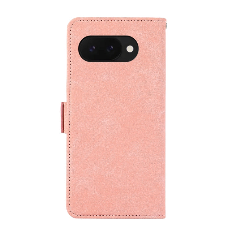 For Google Pixel 9a ABEEL Frosted Magnetic RFID Leather Phone Case