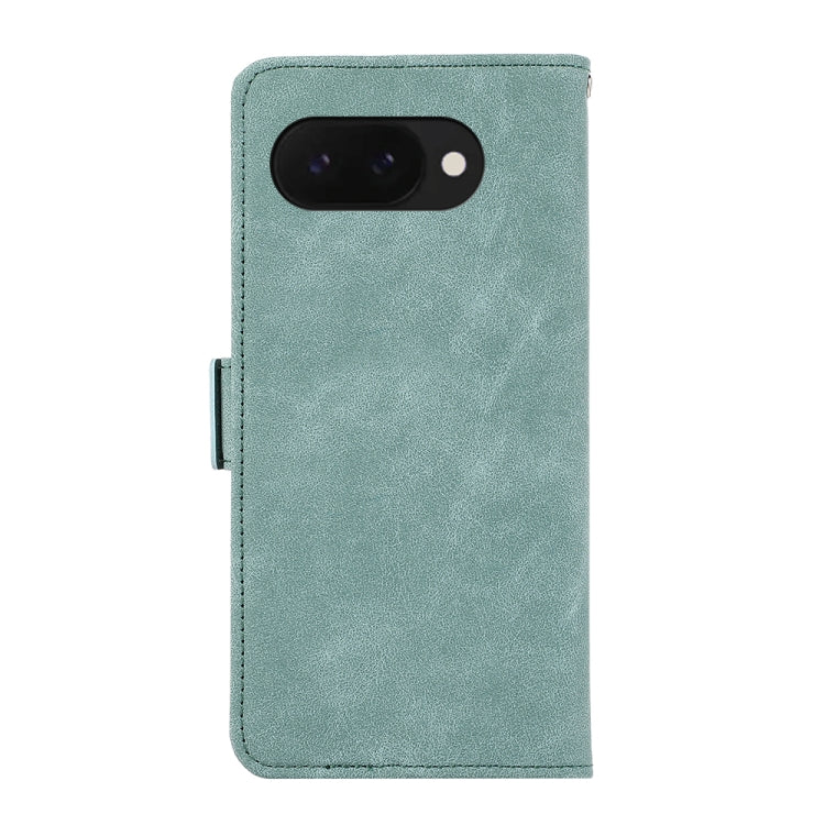 For Google Pixel 9a ABEEL Frosted Magnetic RFID Leather Phone Case