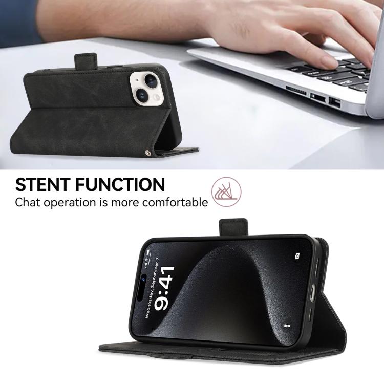 For Google Pixel 10a ABEEL Frosted Magnetic RFID Leather Phone Case