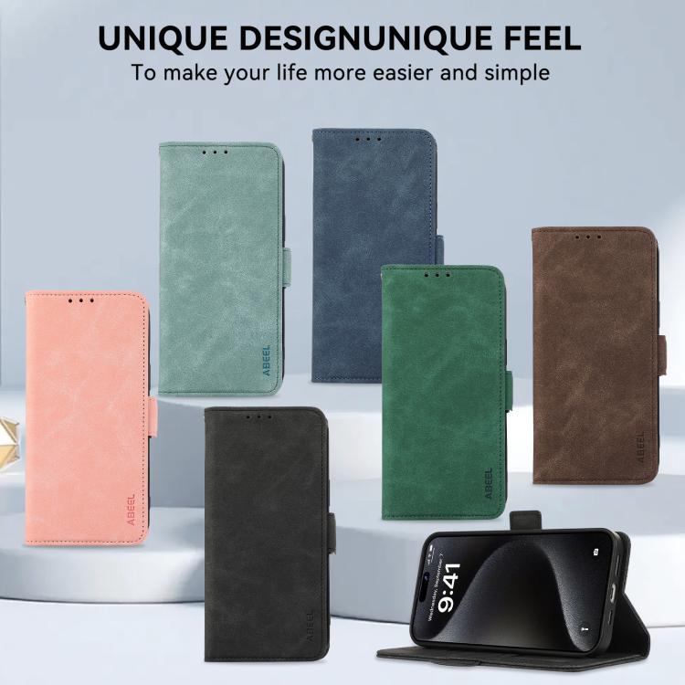 For Google Pixel 11 / 11 Pro ABEEL Frosted Magnetic RFID Leather Phone Case