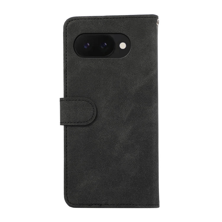 For Google Pixel 9a ABEEL Color Block Magnetic RFID Leather Phone Case