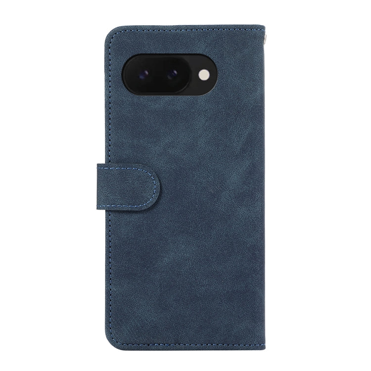 For Google Pixel 9a ABEEL Color Block Magnetic RFID Leather Phone Case