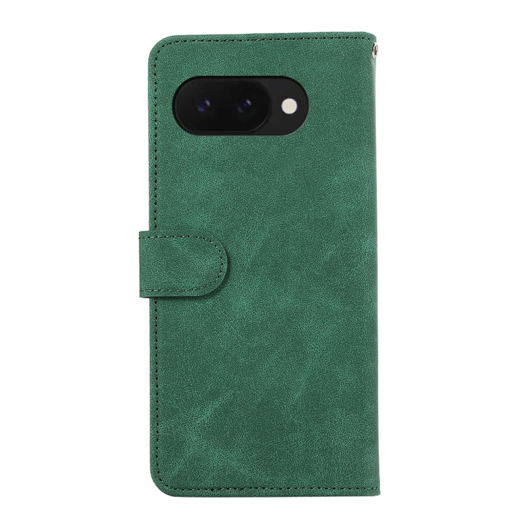 For Google Pixel 9a ABEEL Color Block Magnetic RFID Leather Phone Case