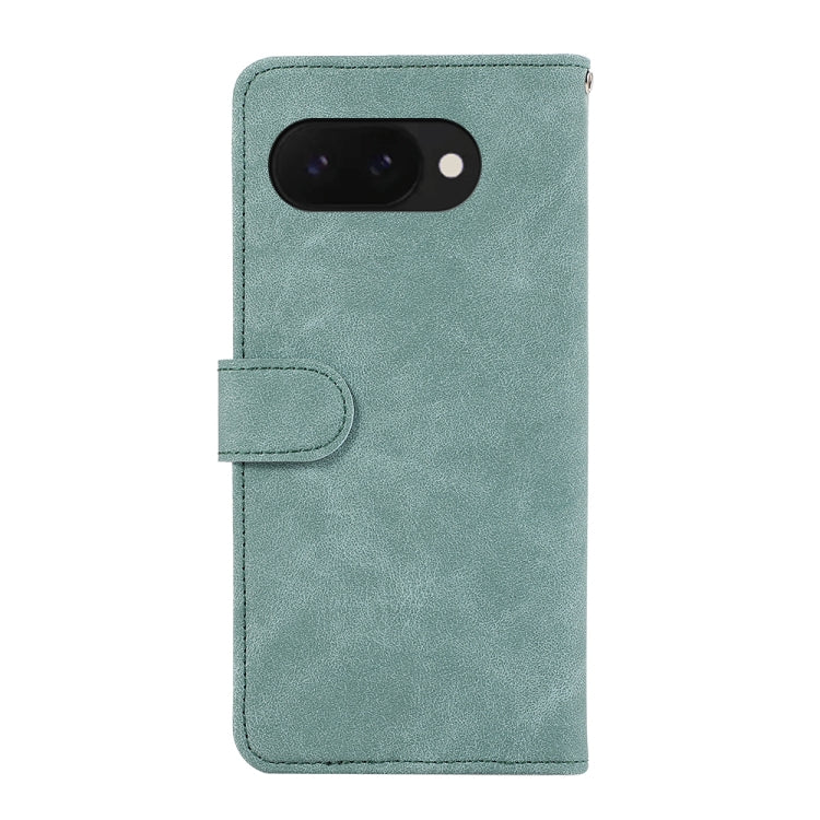 For Google Pixel 9a ABEEL Color Block Magnetic RFID Leather Phone Case