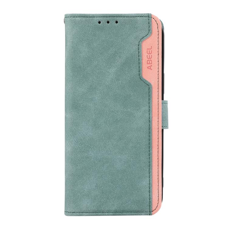 For Google Pixel 10a ABEEL Color Block Magnetic RFID Leather Phone Case