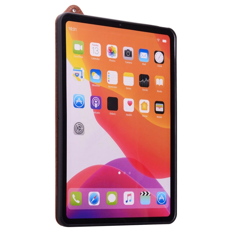 For iPad Pro 11 2025 / 2024 TPU Leather Back Tablet Case with Wristband