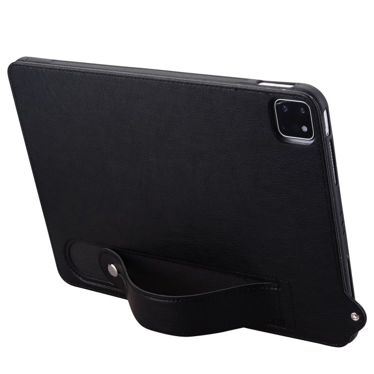 For iPad Pro 11 2025 / 2024 TPU Leather Back Tablet Case with Wristband
