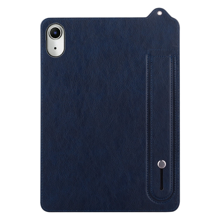 For iPad 2025 / 2022 TPU Leather Back Tablet Case with Wristband