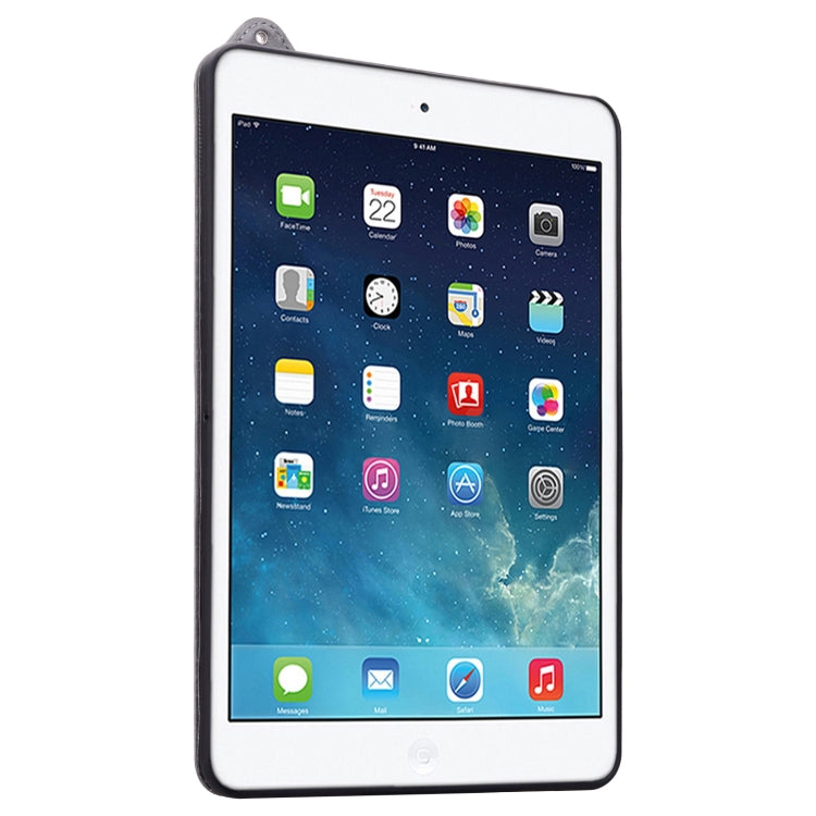 For iPad mini 5 / 4 / 3 / 2 / 1 TPU Leather Back Tablet Case with Wristband