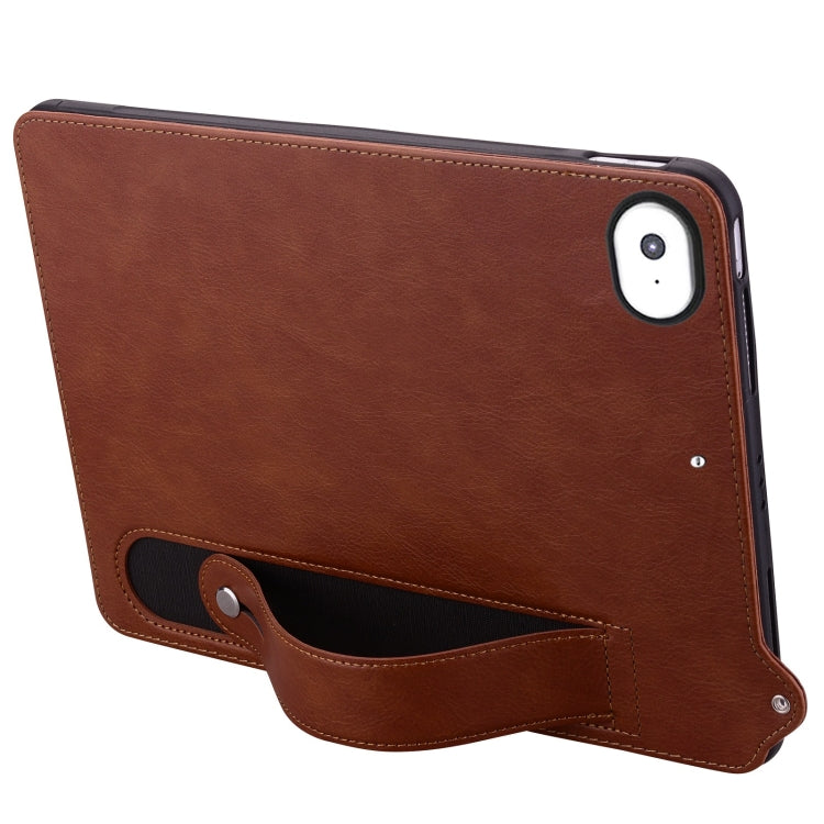 For iPad mini 5 / 4 / 3 / 2 / 1 TPU Leather Back Tablet Case with Wristband