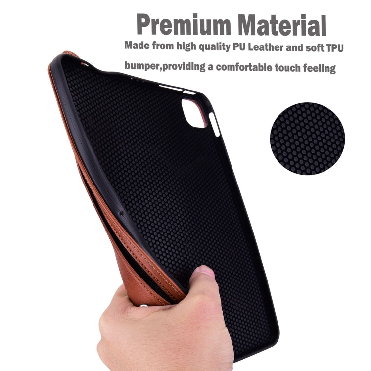 For iPad mini 5 / 4 / 3 / 2 / 1 TPU Leather Back Tablet Case with Wristband
