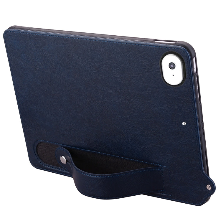 For iPad mini 5 / 4 / 3 / 2 / 1 TPU Leather Back Tablet Case with Wristband