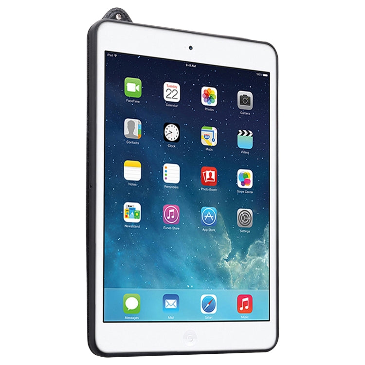 For iPad mini 5 / 4 / 3 / 2 / 1 TPU Leather Back Tablet Case with Wristband