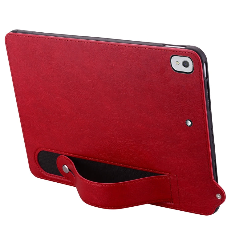 For iPad Pro 9.7 / 9.7 2018 / 2017 TPU Leather Back Tablet Case with Wristband