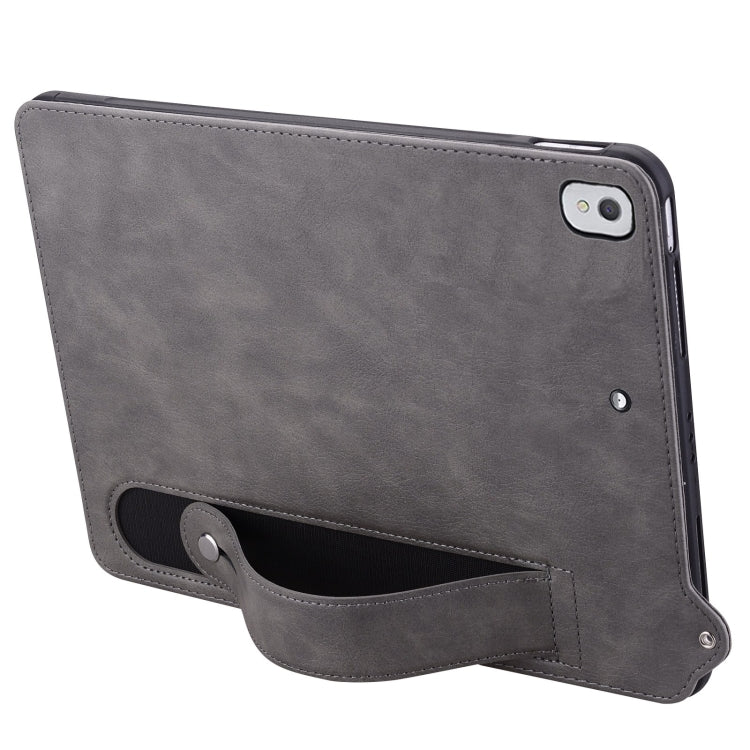 For iPad Pro 9.7 / 9.7 2018 / 2017 TPU Leather Back Tablet Case with Wristband