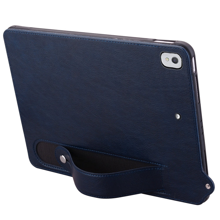 For iPad Pro 9.7 / 9.7 2018 / 2017 TPU Leather Back Tablet Case with Wristband
