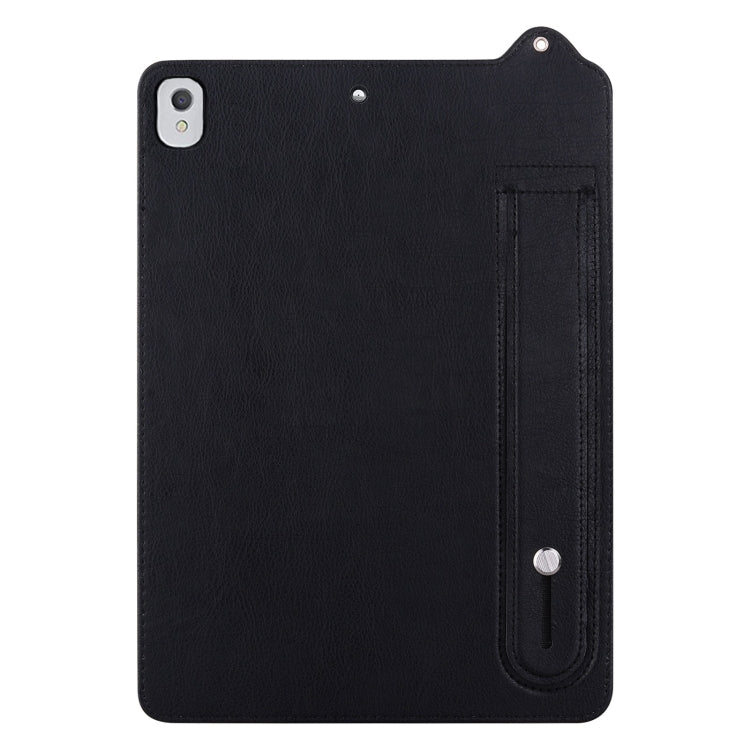 For iPad Pro 9.7 / 9.7 2018 / 2017 TPU Leather Back Tablet Case with Wristband