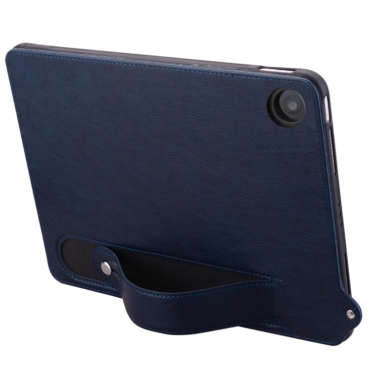 For Amazon Fire HD 8 2018 / 2017 TPU Leather Back Tablet Case with Wristband
