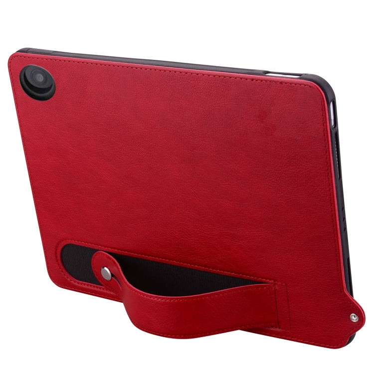 For Amazon Kindle Fire HD10 / HD10 Plus TPU Leather Back Tablet Case with Wristband