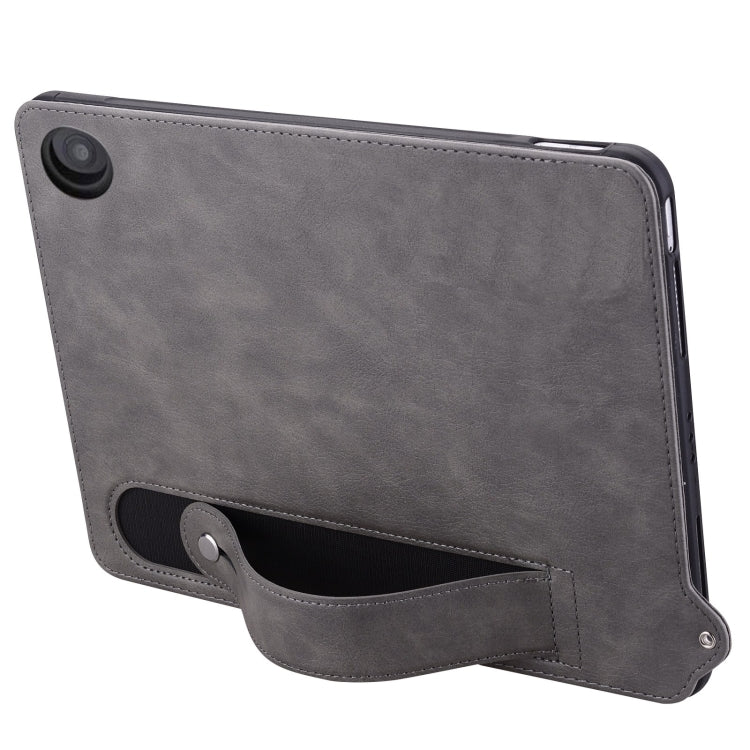For Amazon Kindle Fire HD10 / HD10 Plus TPU Leather Back Tablet Case with Wristband