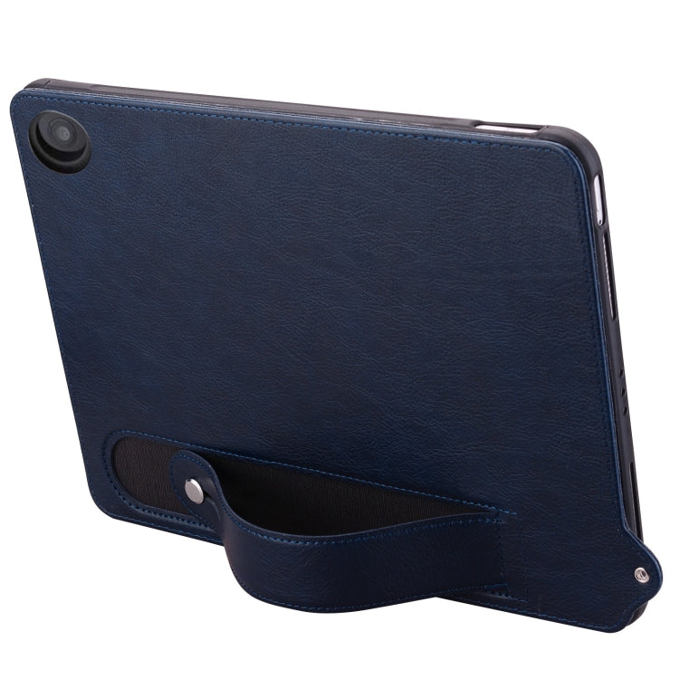 For Amazon Kindle Fire HD10 / HD10 Plus TPU Leather Back Tablet Case with Wristband