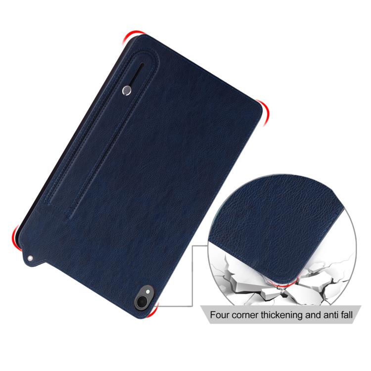 For Samsung Galaxy Tab S11 TPU Leather Back Tablet Case with Wristband