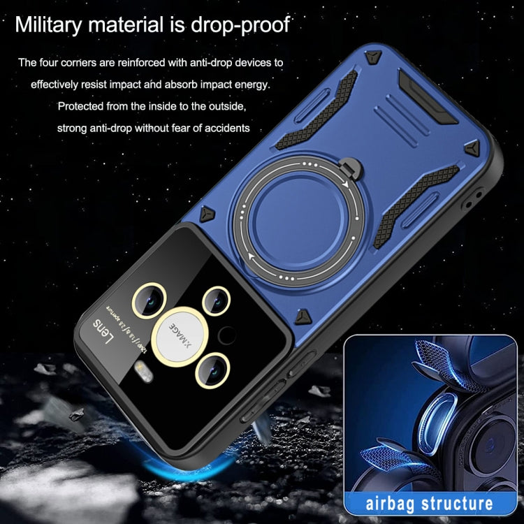 For Huawei Mate 60 Large Window MagSafe Holder Phone Case