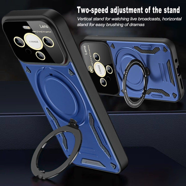For Huawei Mate 60 Pro / 60 Pro+ Large Window MagSafe Holder Phone Case