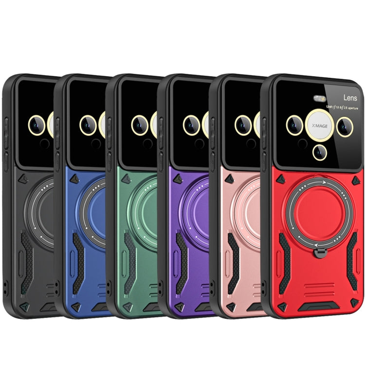 For Huawei Mate 60 Pro / 60 Pro+ Large Window MagSafe Holder Phone Case