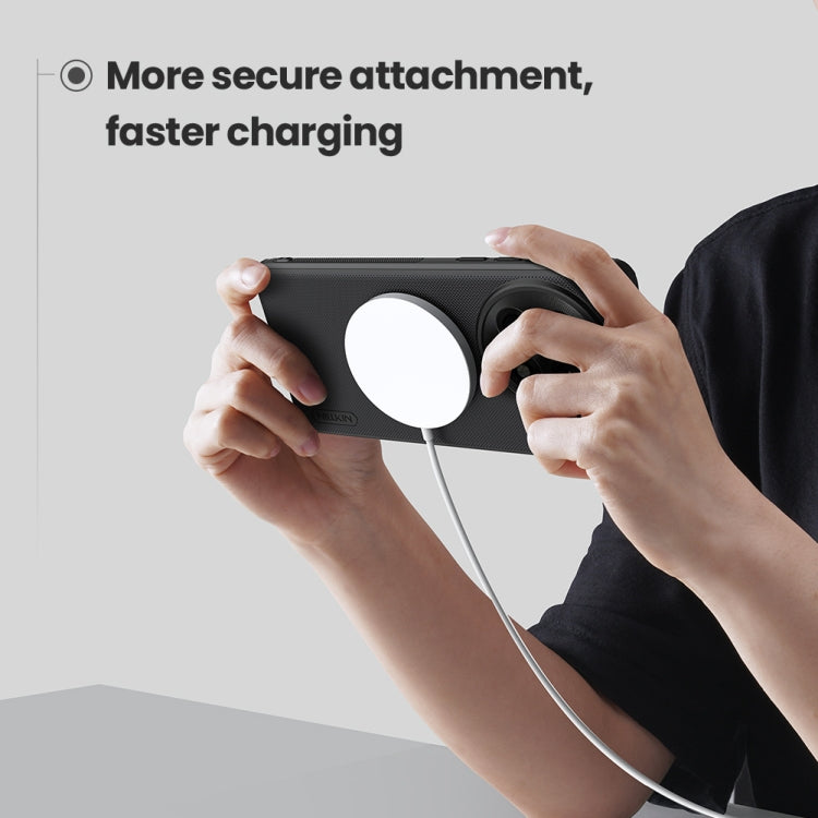 For OnePlus 13 NILLKIN Frosted Shield Pro Magnetic Magsafe Phone Case - Black