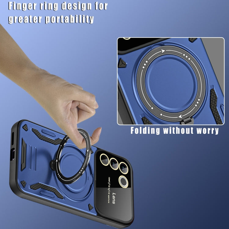 For vivo V27 / V27 Pro Global Large Window MagSafe Holder Phone Case